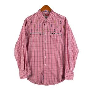Robert Graham The Freshly Laundered Button Up‎ Shirt Surfboard Red Mens Large